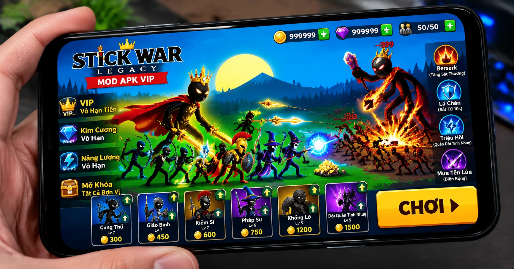 Stick War Legacy Mod Apk Vip - Trải Nghiệm Game Đỉnh Cao Với Phiên Bản Vip - image 2